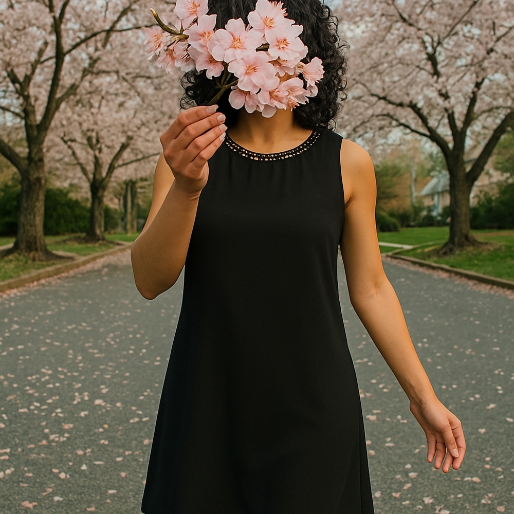 Elegant Black Sleeveless Dress